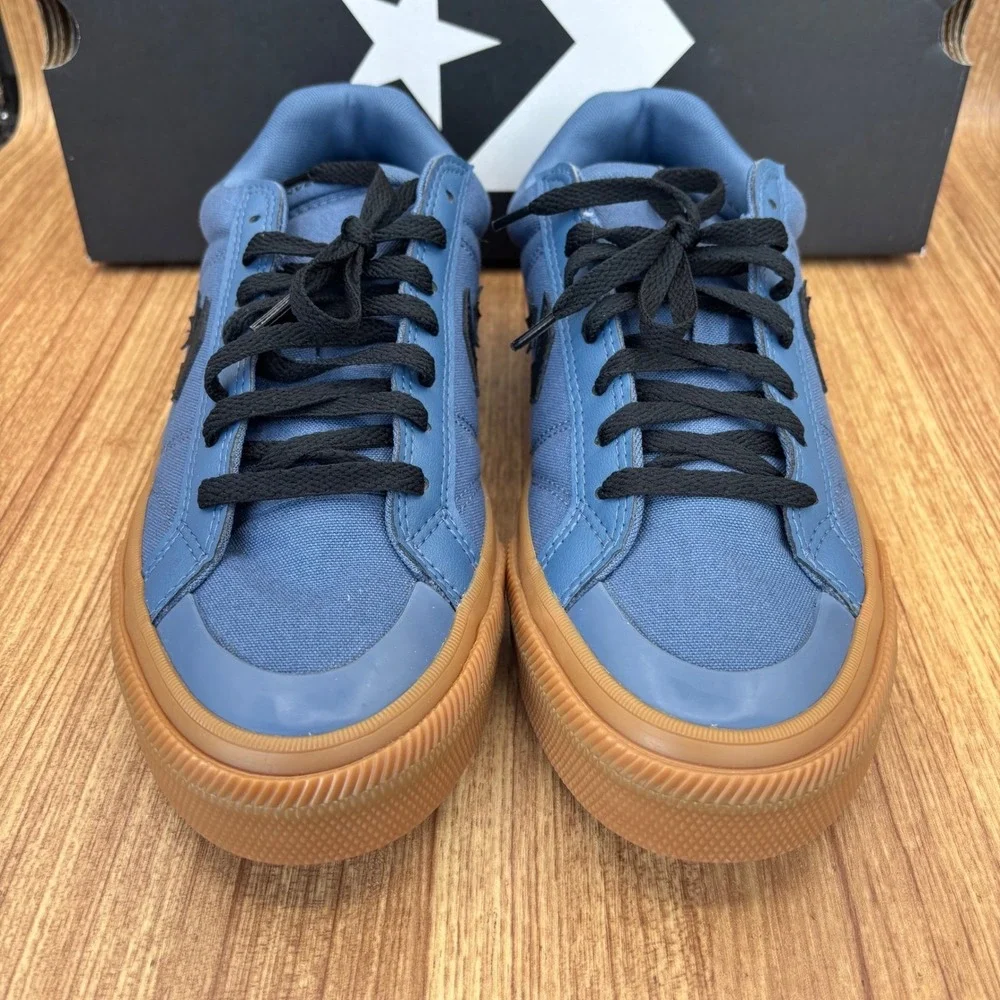 Converse Sport Casual OX Unisex 9.5M 11W Slacker Blue New A13224C Gum Sole NEW